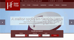 Desktop Screenshot of hotelfiusa.com.br